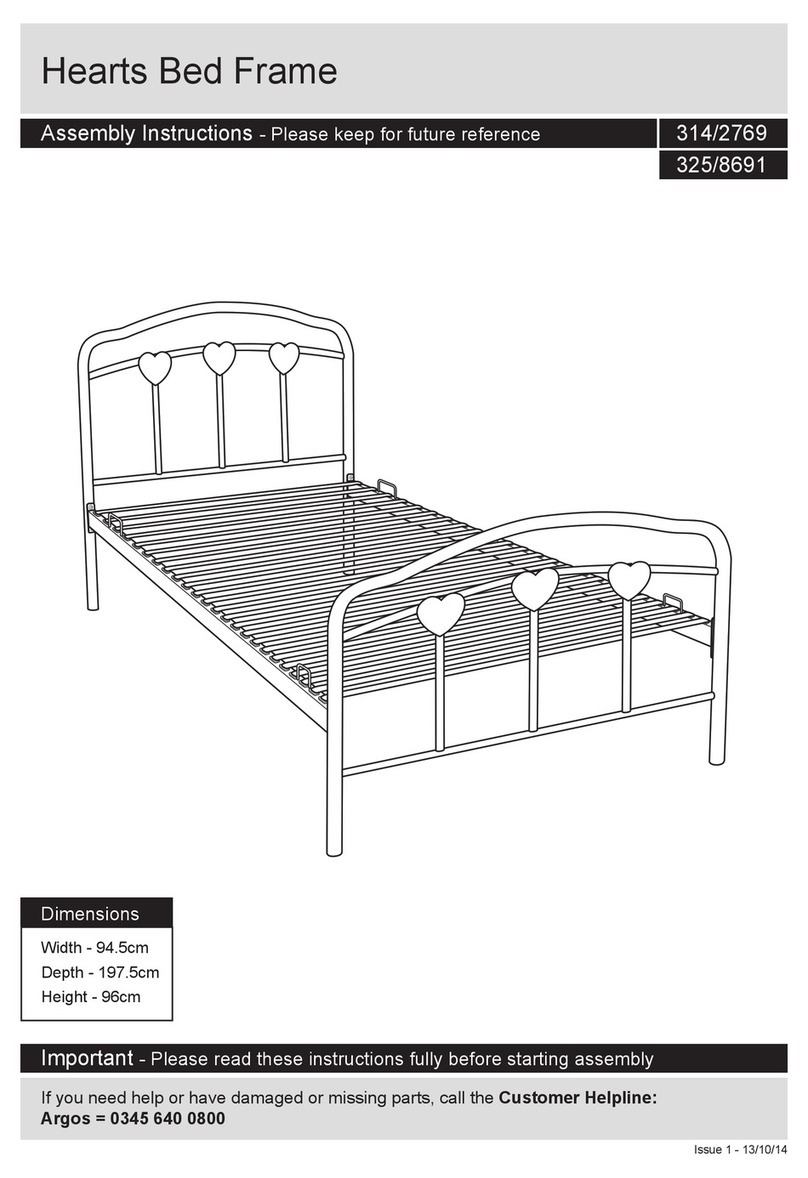 Argos 314/2769 Assembly instructions