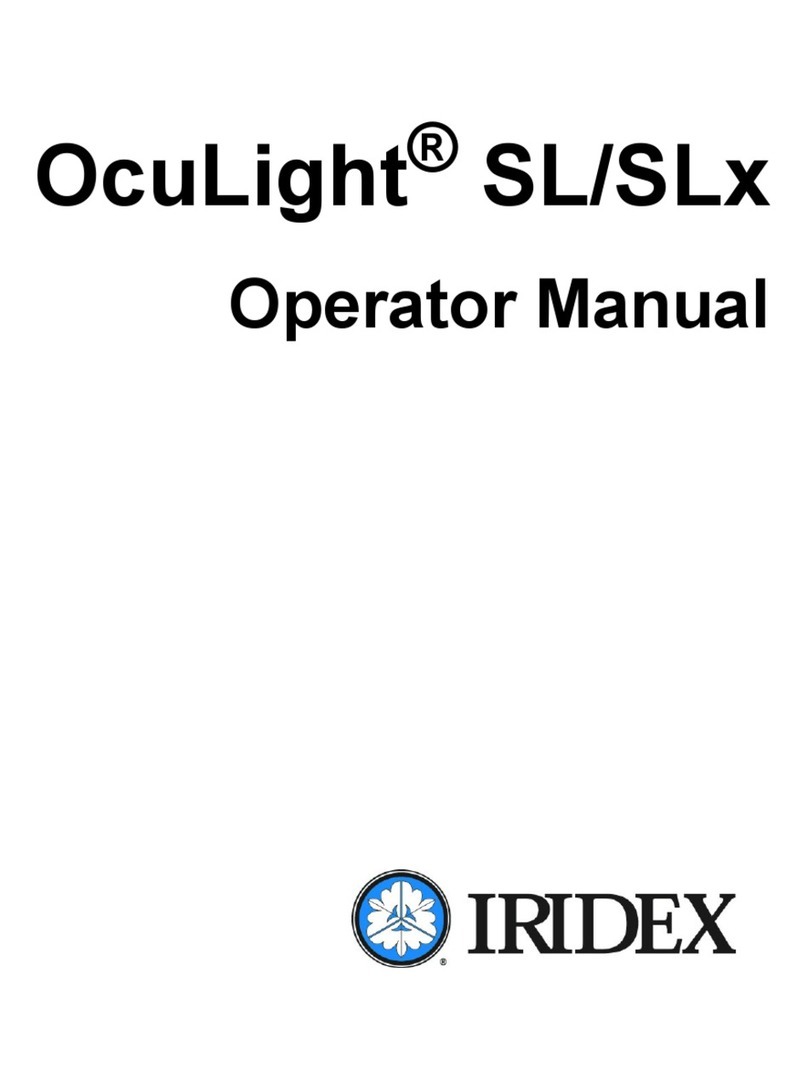 Iridex OcuLight SL Operator's manual