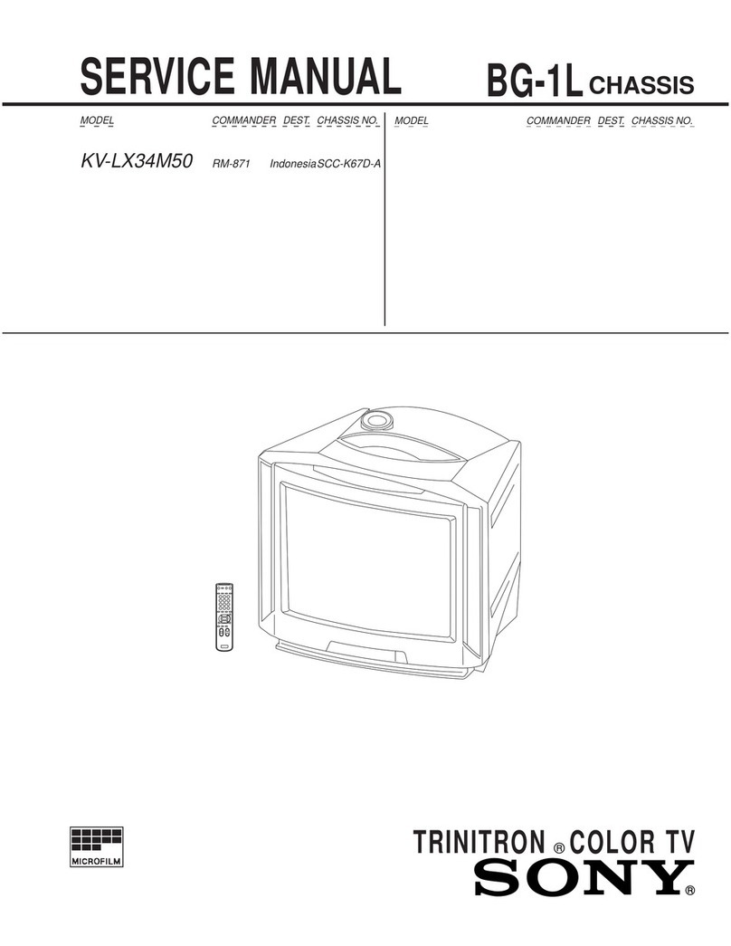 Sony TRINITRON KV-LX34M50 Service manual