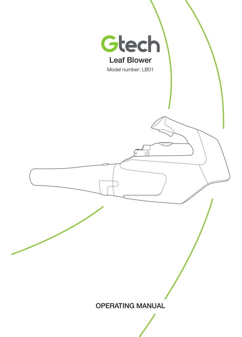 Gtech LB01 User manual
