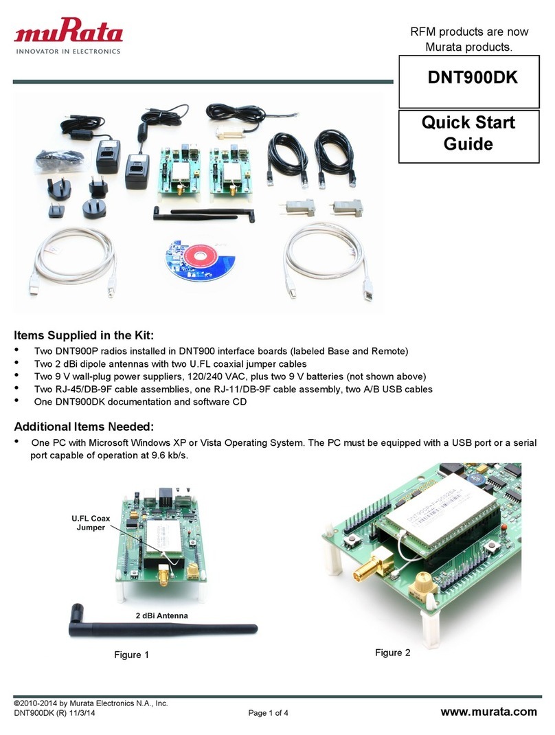 Murata DNT900DK quick start guide
