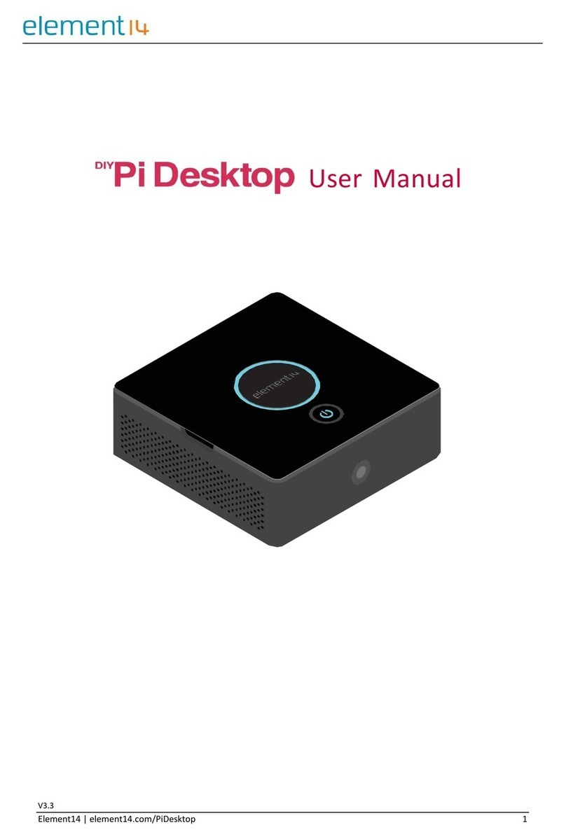 Element14 DIY Pi Desktop user manual