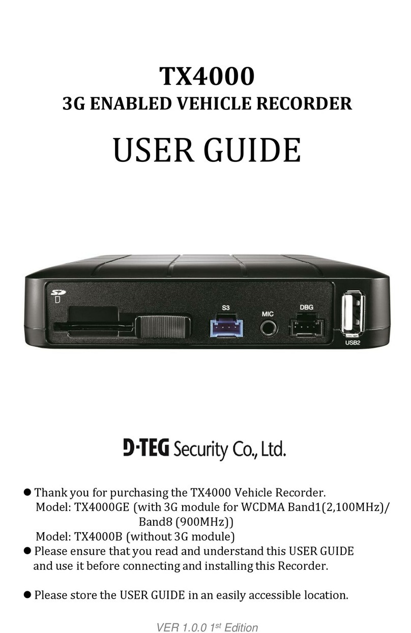 D-Teg TX4000B user guide