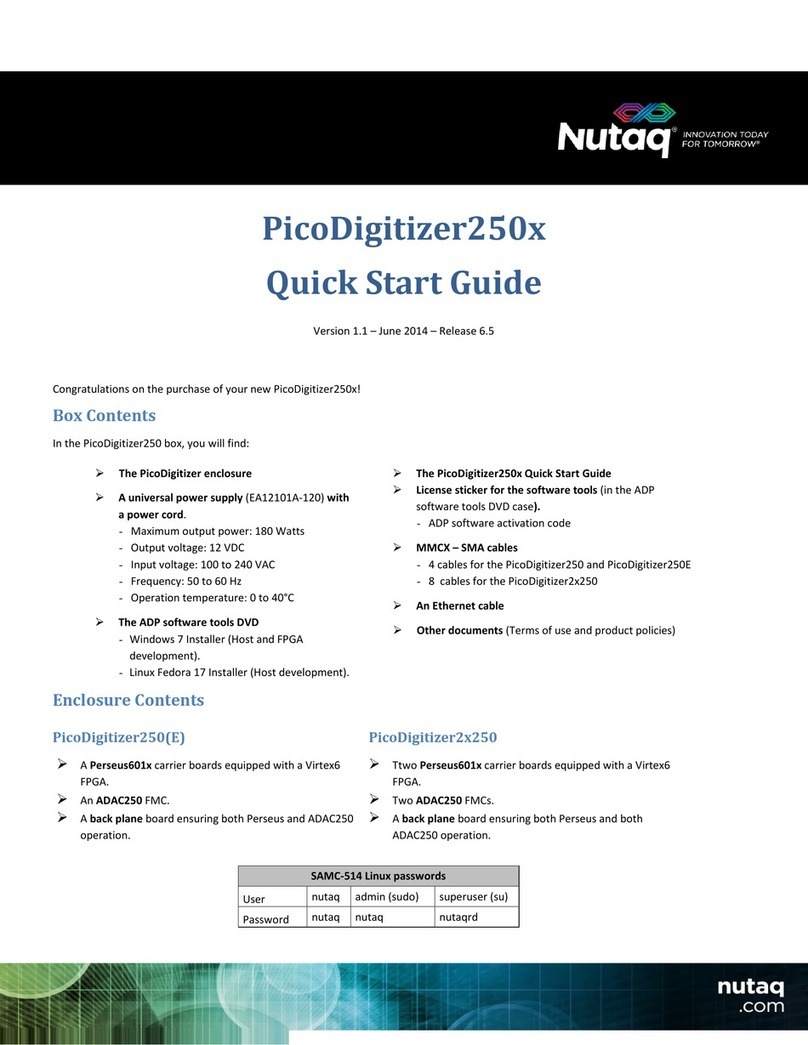 NUTAQ PicoDigitizer250x quick start guide