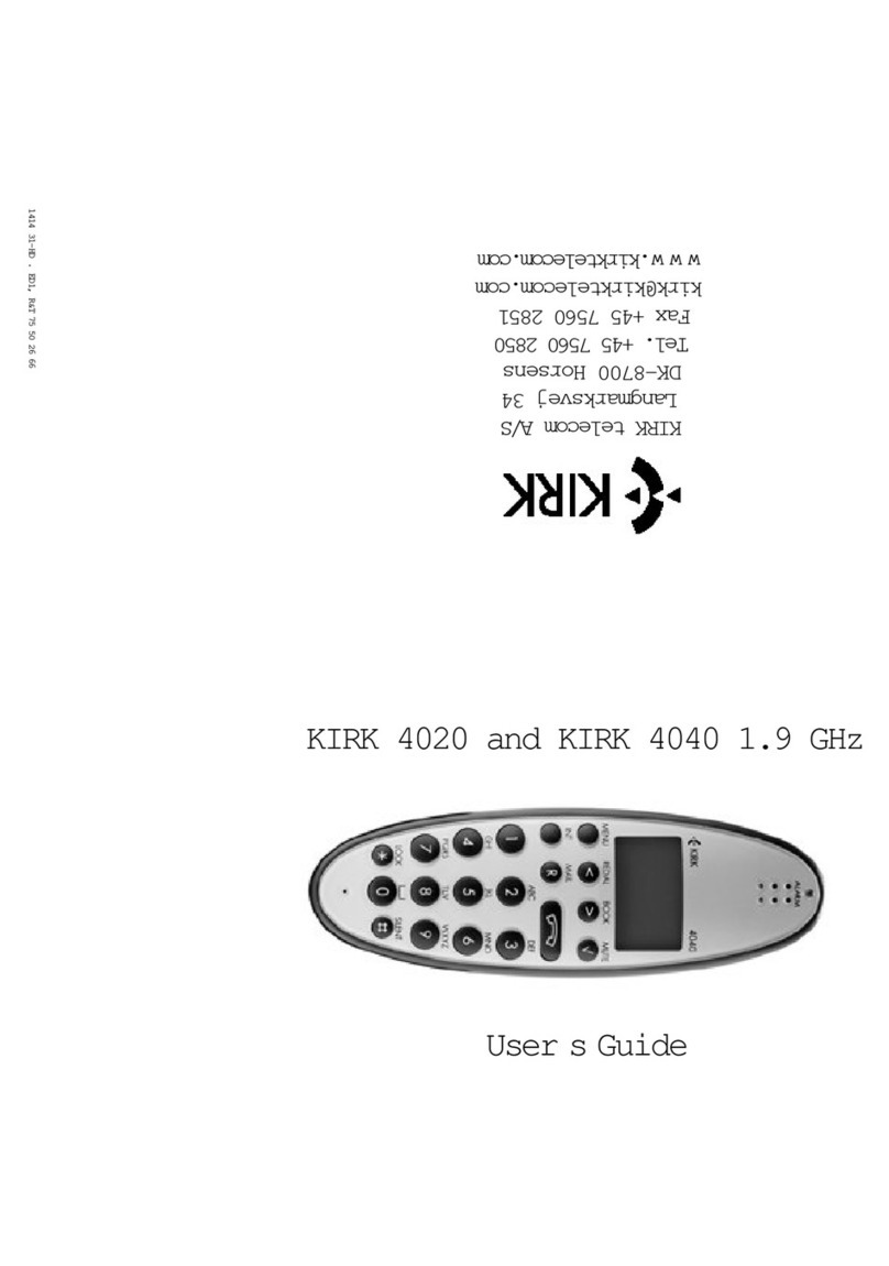 Kirk 4020 user guide