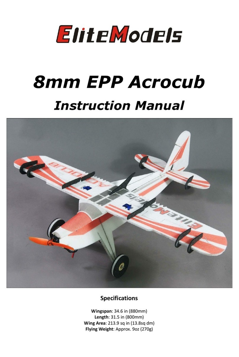 Elite Models 8mm EPP Acrocub instruction manual
