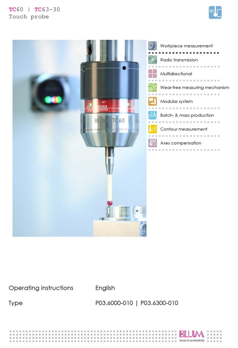 BLUM TC60 User manual
