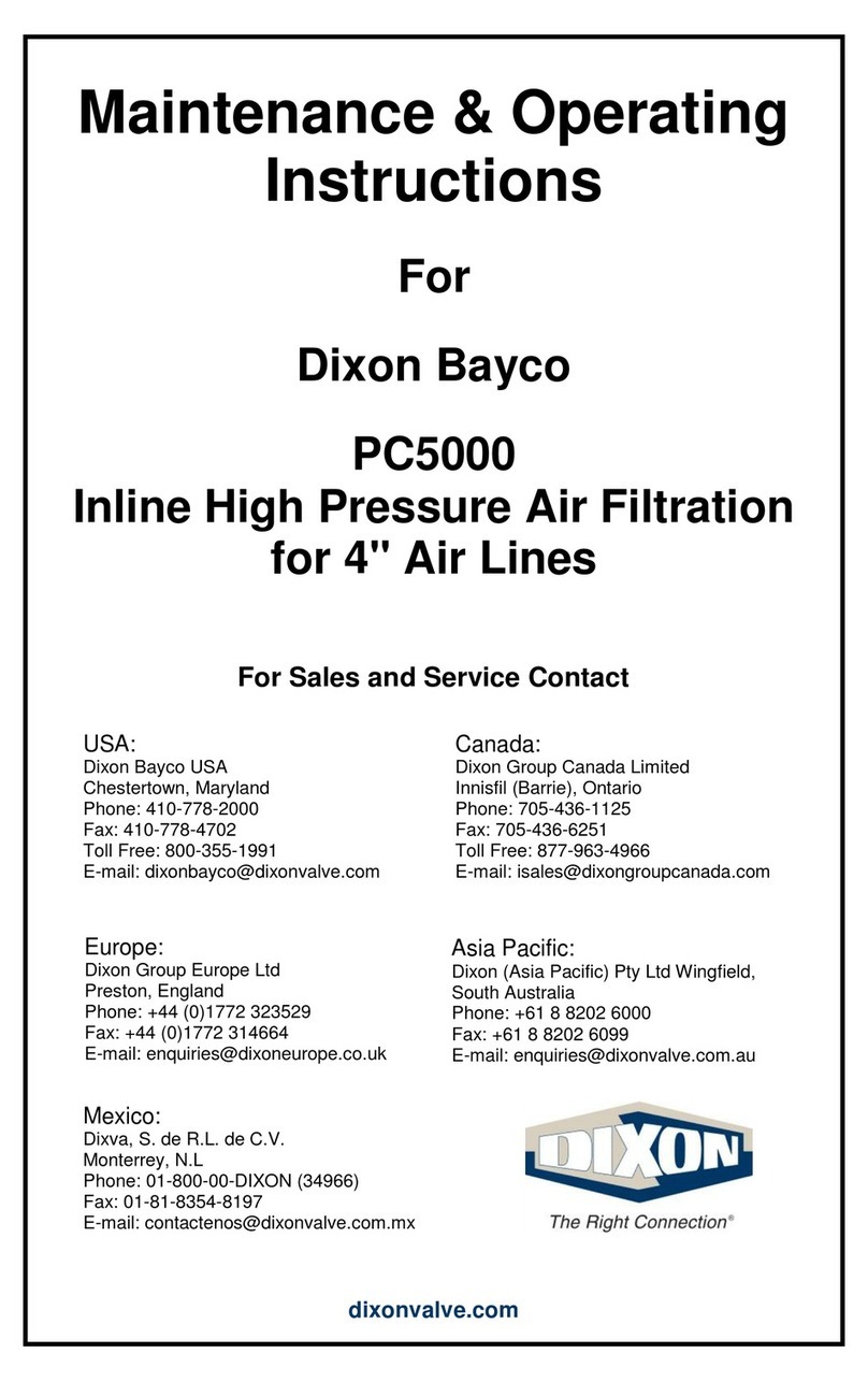 Dixon Bayco PC5000 Maintenance and operating instructions