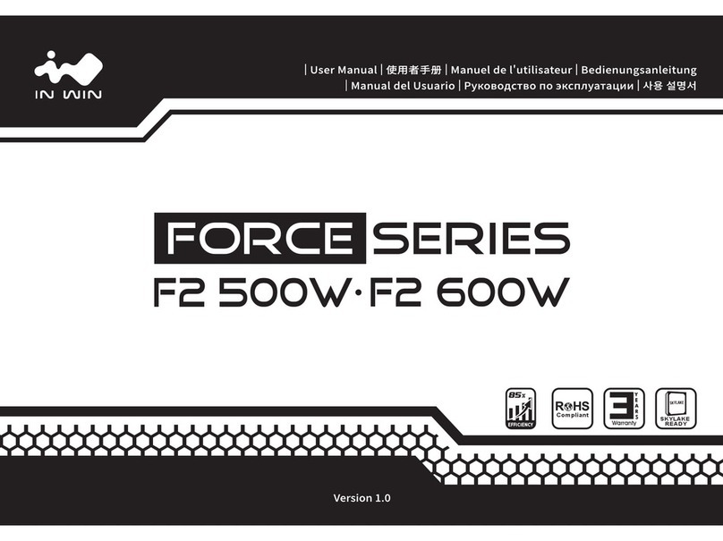 InWin F2 500W user manual
