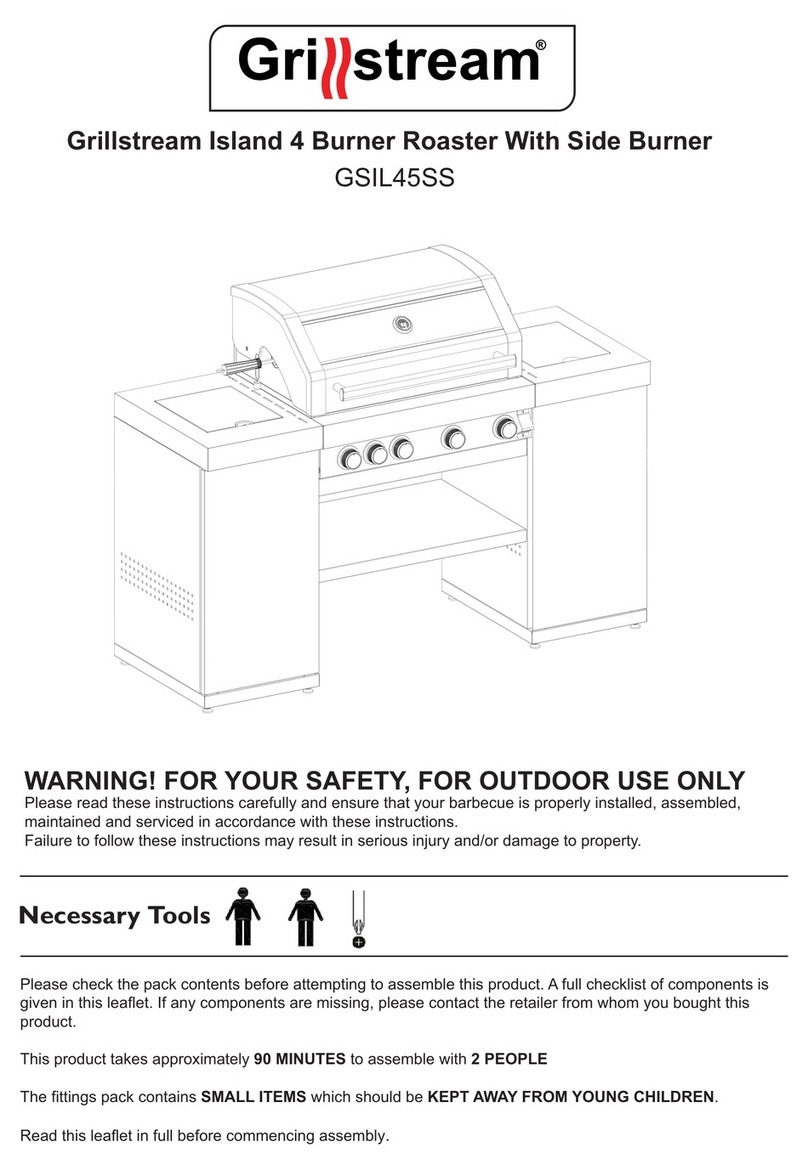 Grillstream GSIL45SS manual