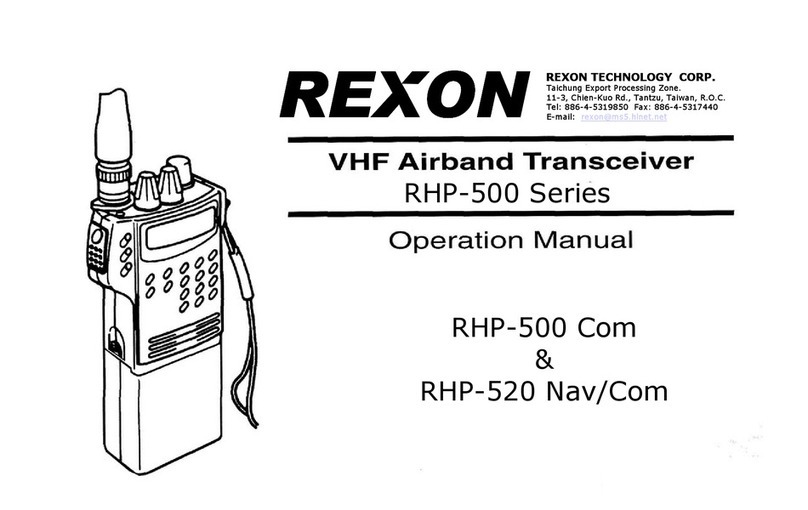 REXON RHP-500 Com User manual