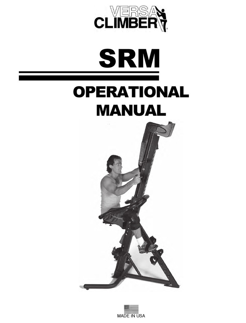 versa climber SRM Operational manual