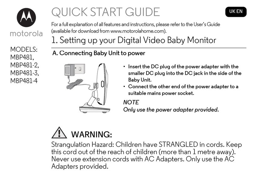 Motorola MBP481 quick start guide