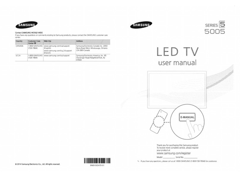 Samsung UN58H5005 Series 5 User manual