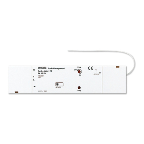 Jung FA10EB User manual Jung FA10EB User manual