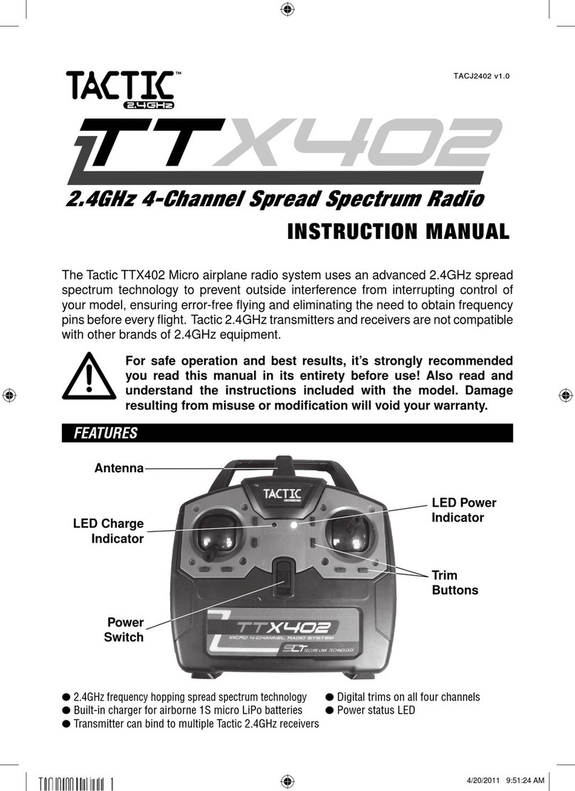 Tactic TTX402 User manual
