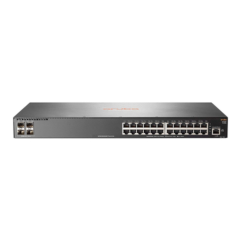 HPE Aruba 2930F 24G User manual