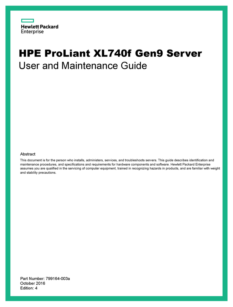 HPE ProLiant XL740f Gen9 Operating instructions