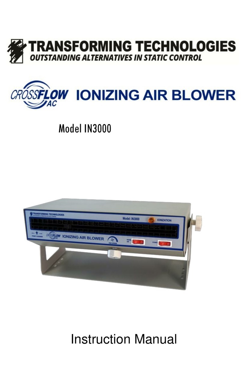 Transforming Technologies CrossFLOW IN3000 instruction manual