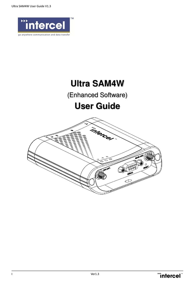 Intercel Ultra SAM4W User manual
