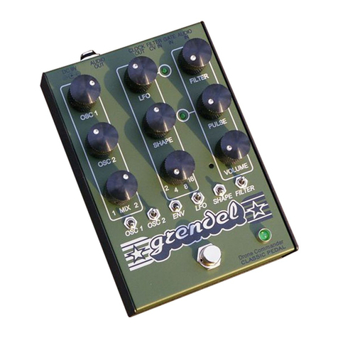 Grendel Drone Commander CLASSIC PEDAL user guide