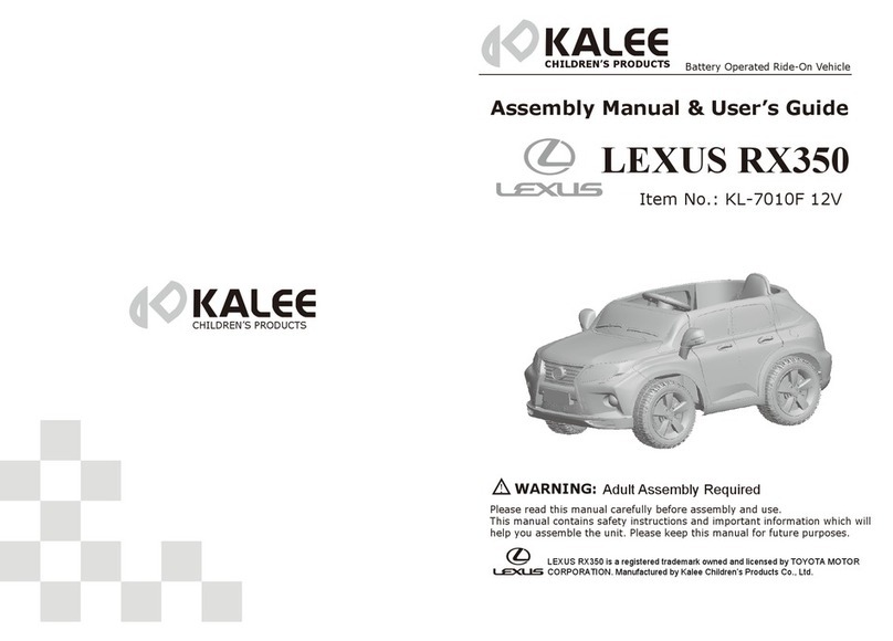 Kalee KL-7010F Assembly and user's manual