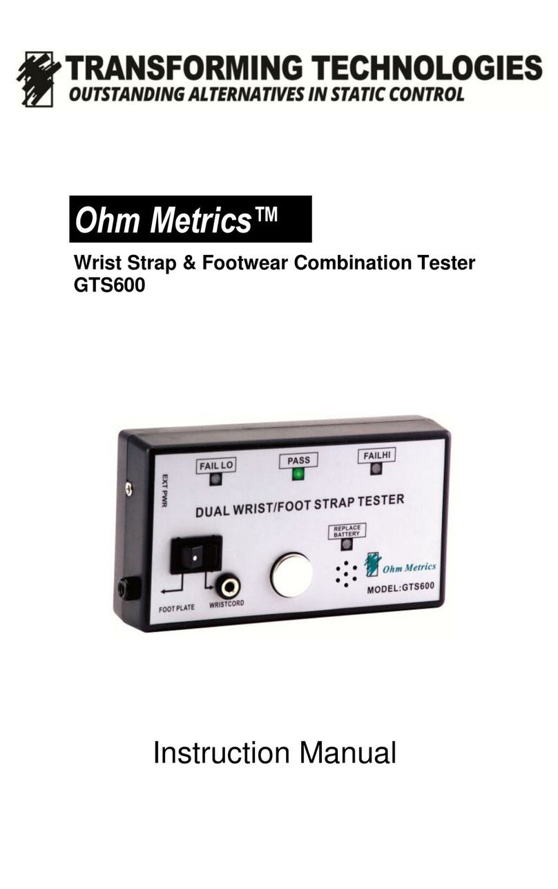Transforming Technologies GTS600 User manual