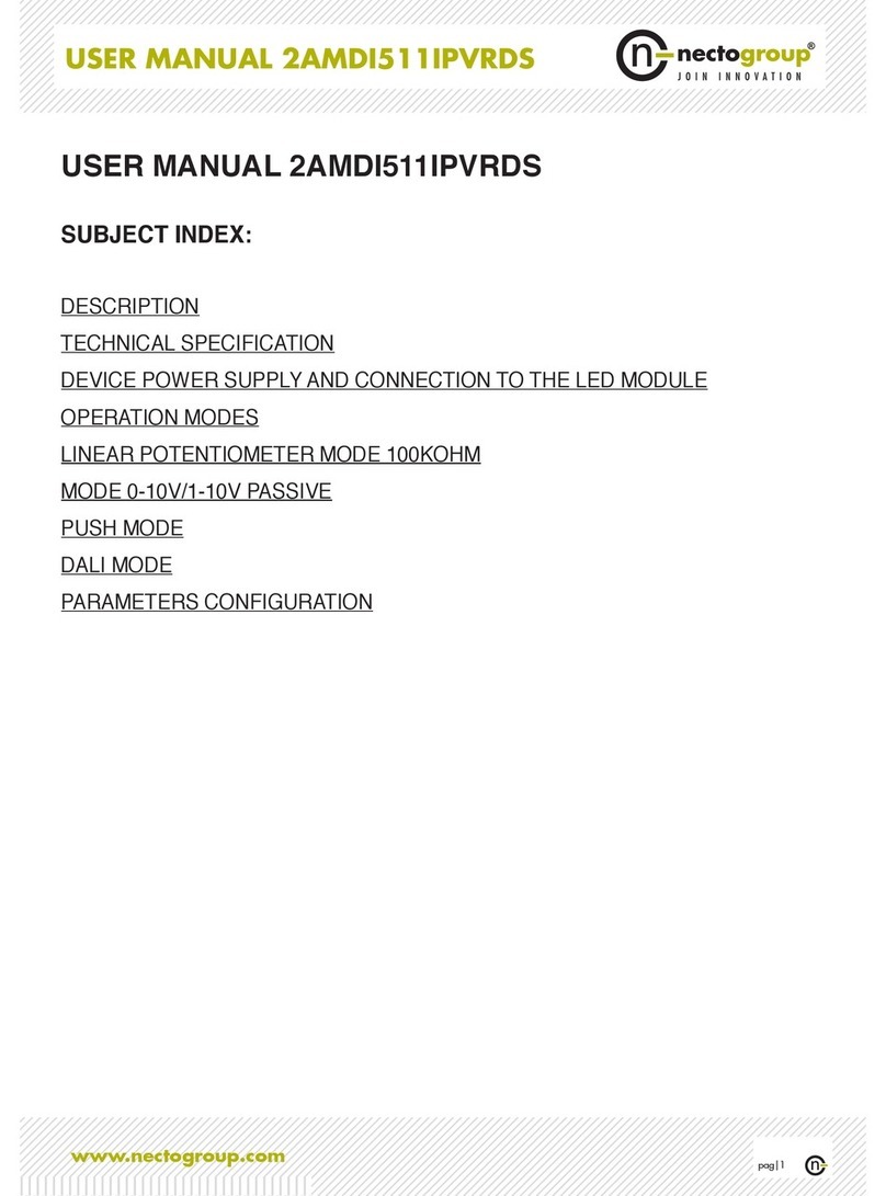 Necto Group 2AMDI511IPVRDS User manual