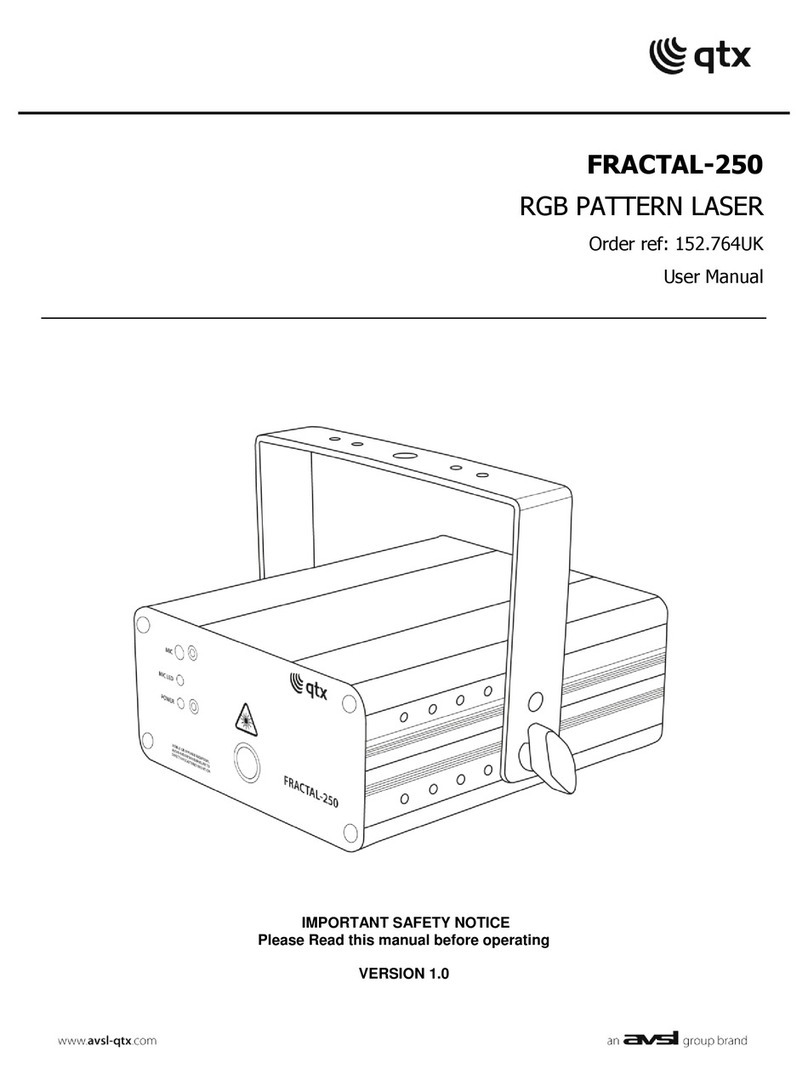Qtx FRACTAL-250 user manual