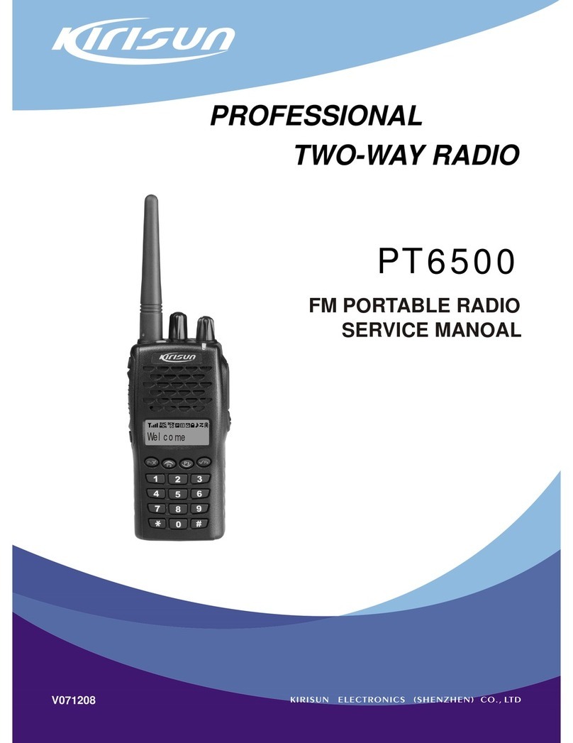 Kirisun PT6500 Service manual