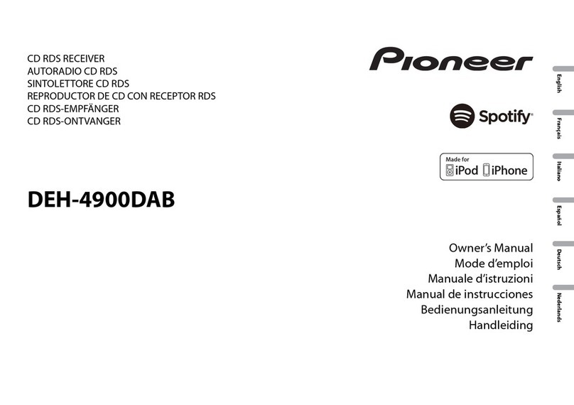 Pioneer DEH-4900DAB owner's manual