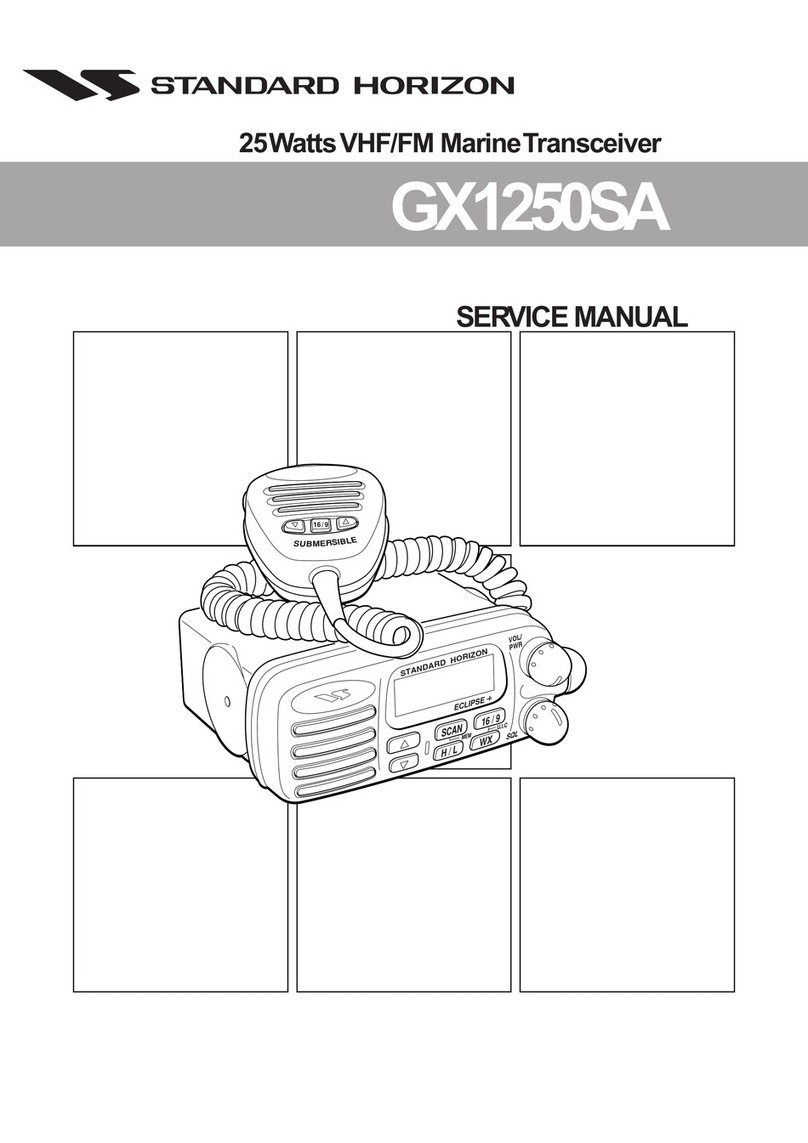 Standard Horizon ECLIPSE + GX1250SA Service manual