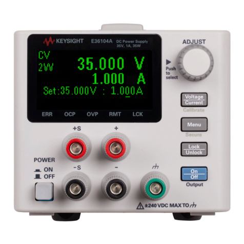 Keysight Technologies E36100 Series Operating and service guide