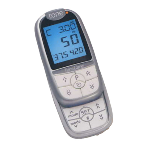 TensCare iTouch Tone Instructions for use