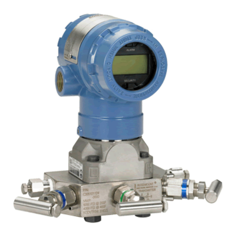 Emerson Rosemount 2051 User manual