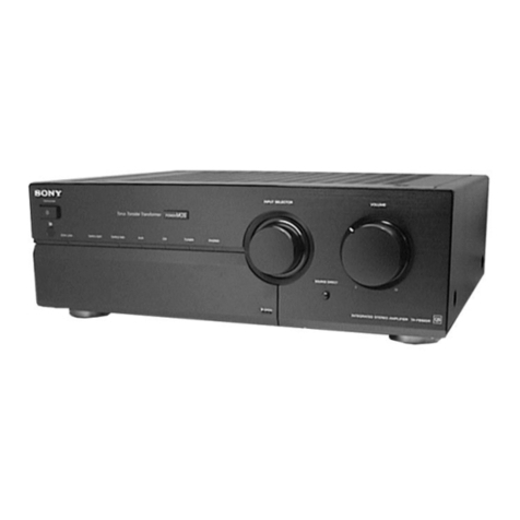 Sony TA-FB920R User manual