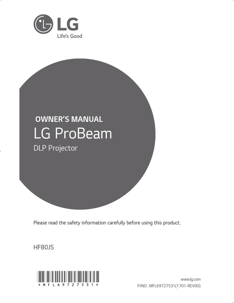 LG ProBeam HF80JS User manual