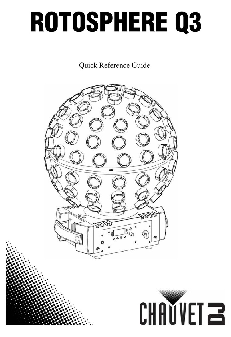 Chauvet Rotosphere Q3 User manual