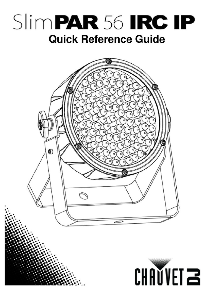 Chauvet SlimPAR 56 IRC IP User manual
