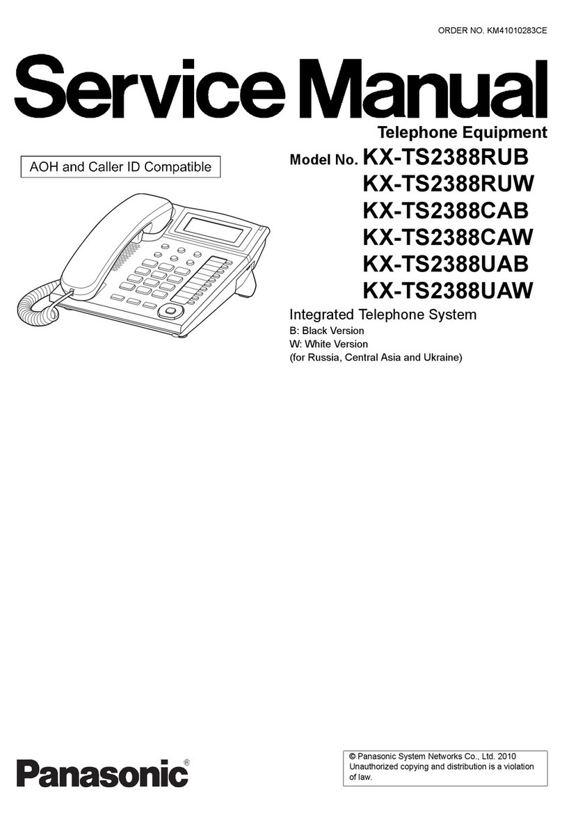 Panasonic KX-TS2388RUB User manual