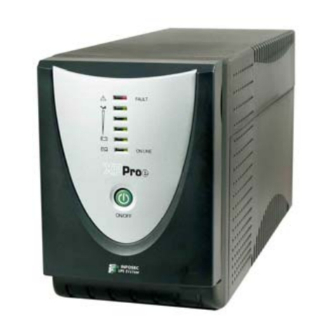 INFOSEC UPS SYSTEM XP Pro evolution User manual