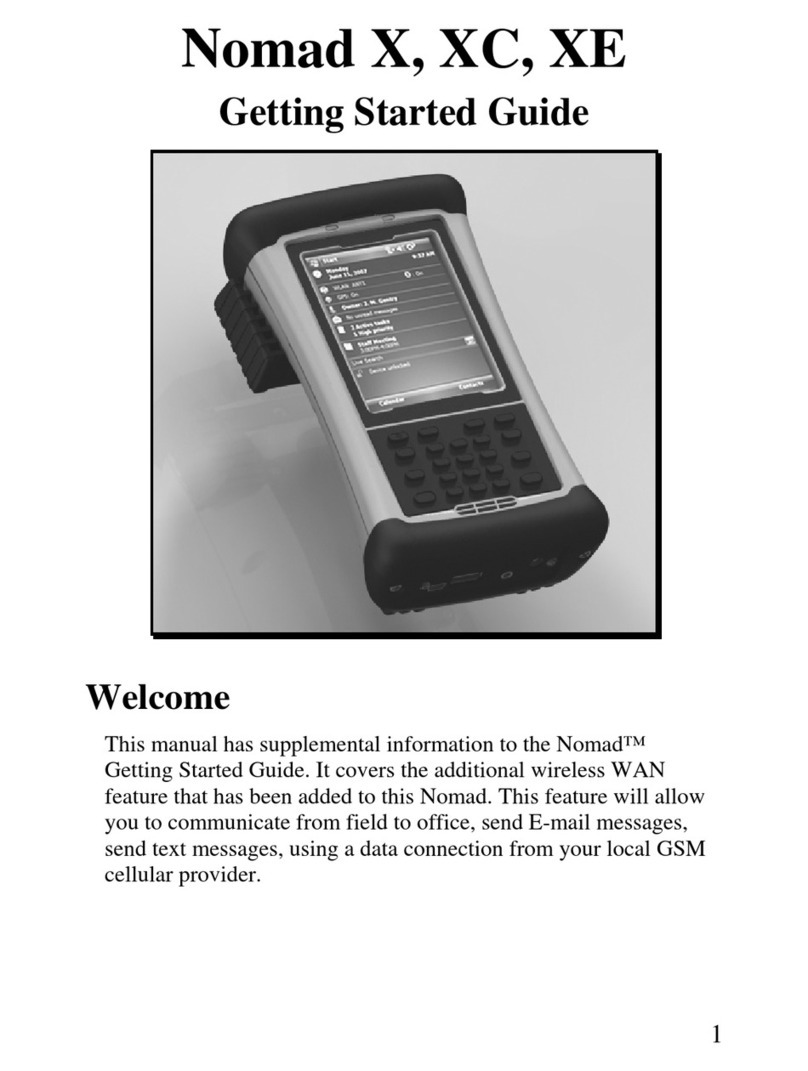 nomad X User manual