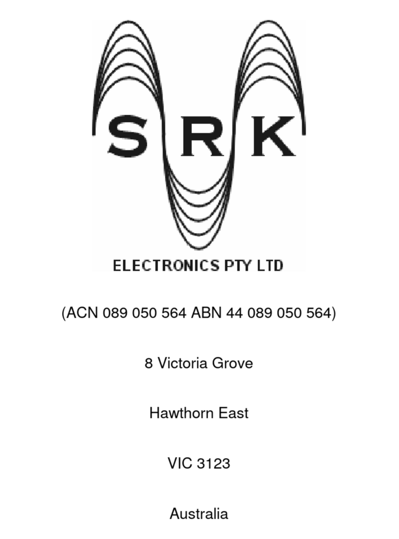 SRK Electronics FMA501 manual