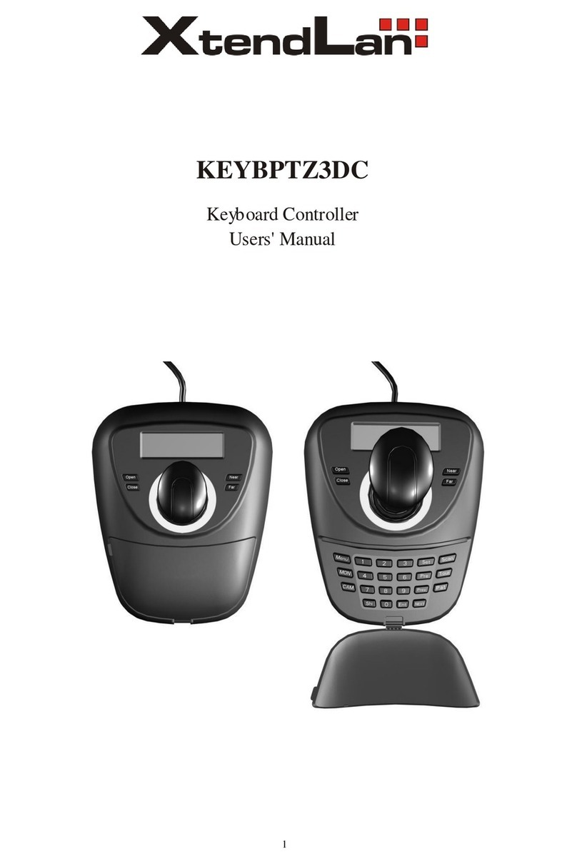XtendLan KEYBPTZ3DC user manual