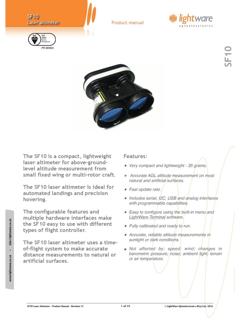 Lightware SF10 User manual