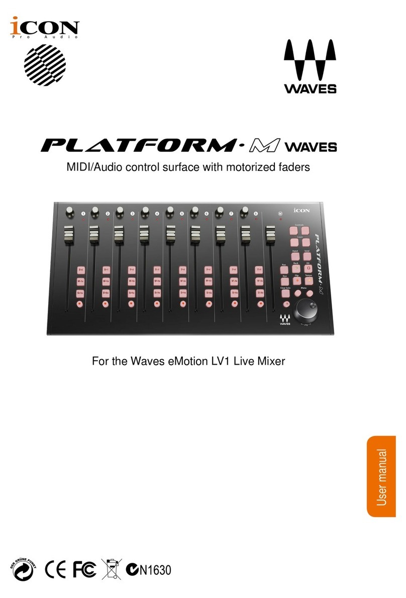 icon Audio Platform M Waves user manual