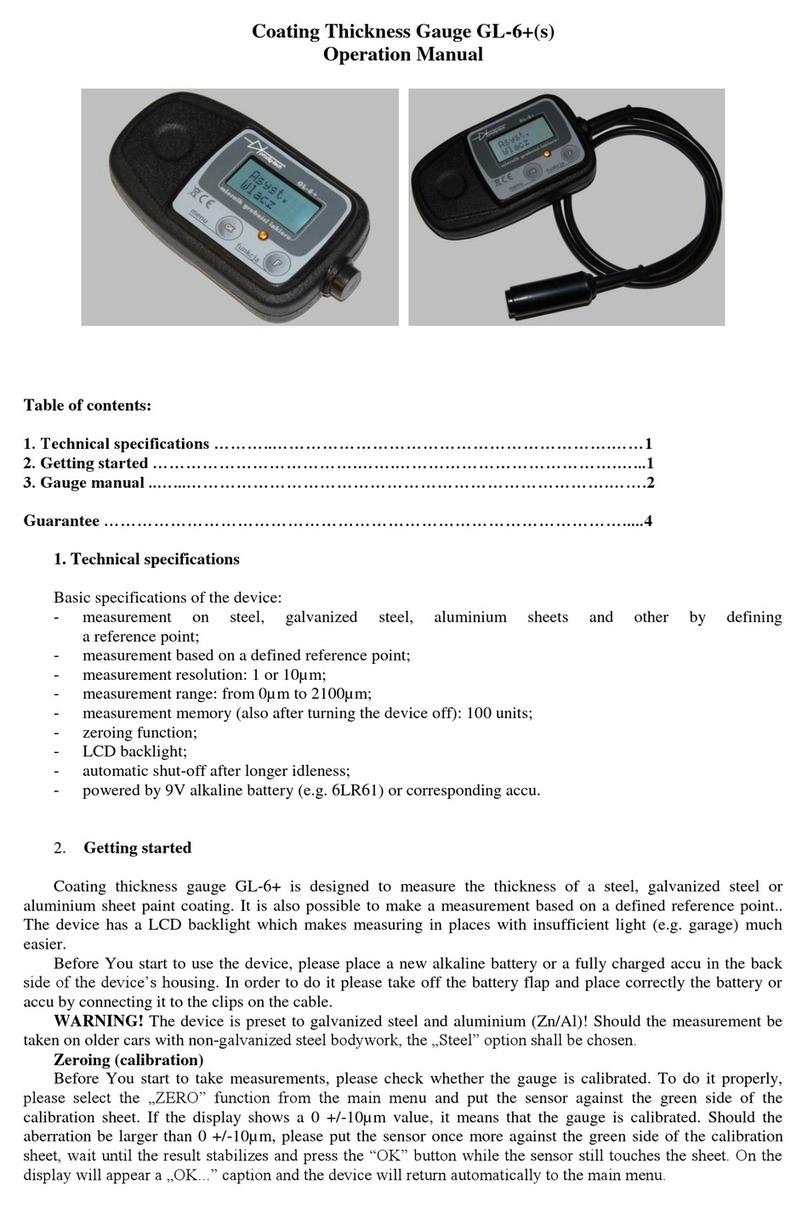 PRODIG TECH GL-6+(S) User manual