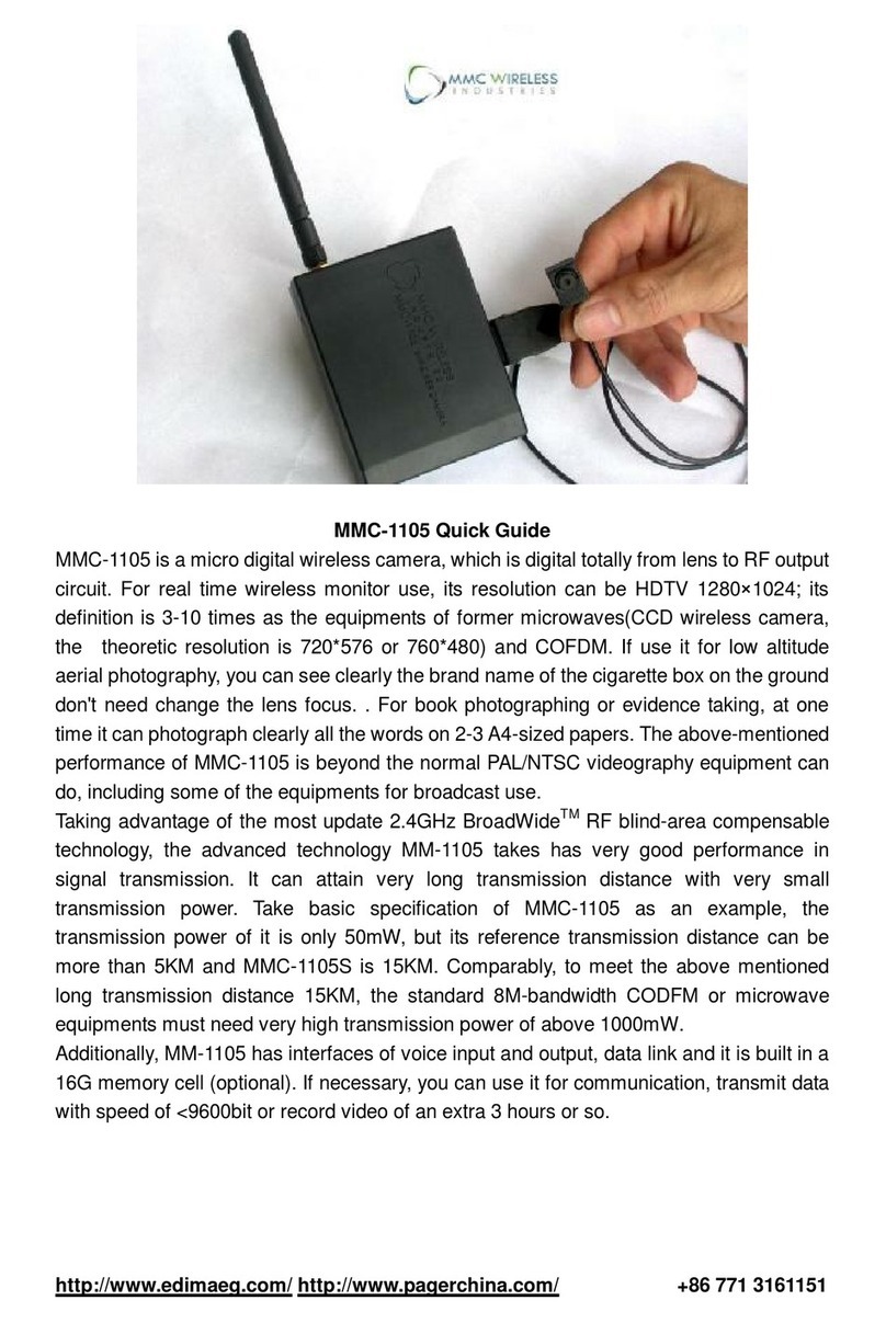 MMC MMC-1105 quick guide