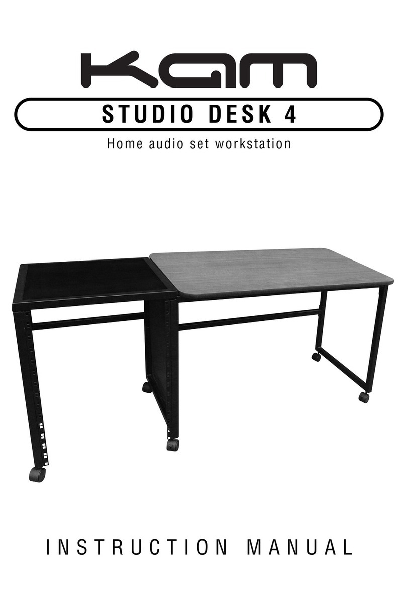 KAM STUDIO DESK 4 instruction manual