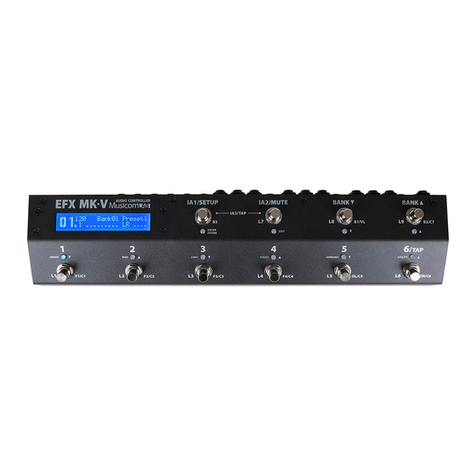 Musicom Lab EFX MK-V owner's manual